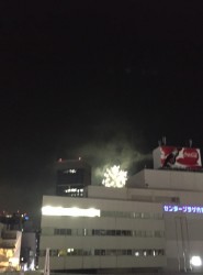 神戸海上花火大会2016　肉眼で花火を見た